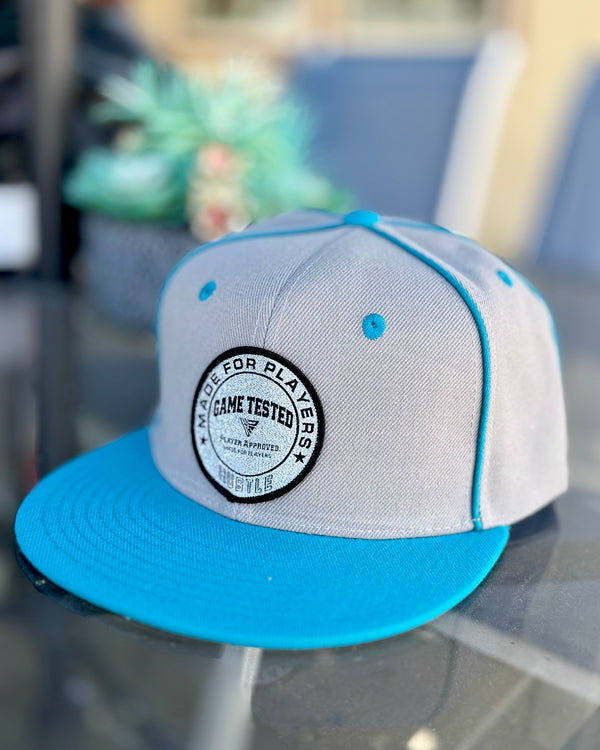 Game Day Pro Cap Blue on Gray