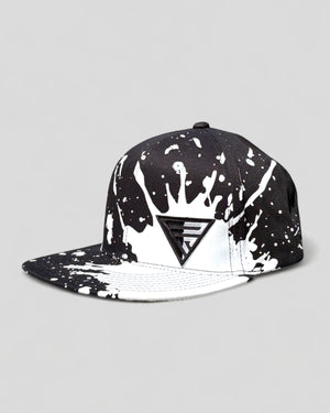 Drip on Black Onyx Flat Bill