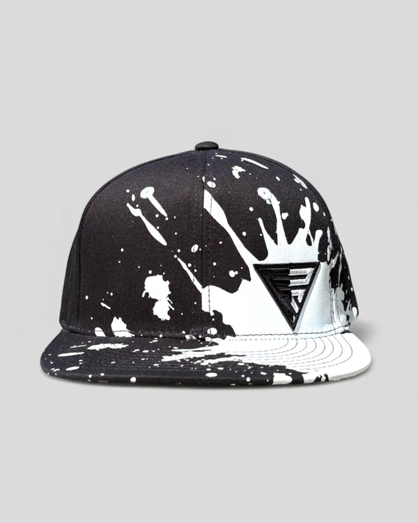 Drip on Black Onyx Flat Bill