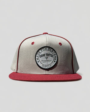 Game Day Pro Cap Burgundy on Gray
