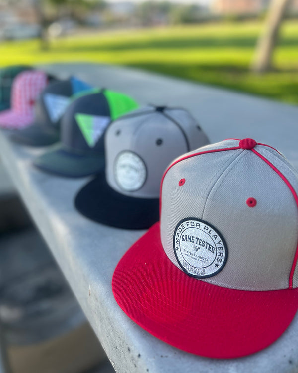 Game Day Pro Cap Red on Gray