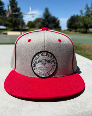 Game Day Pro Cap Red on Gray