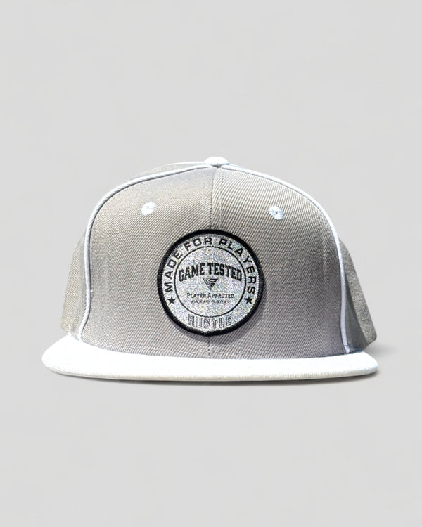 Game Day Pro Cap White on Gray