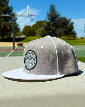 Game Day Pro Cap White on Gray