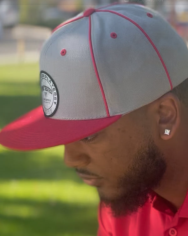 Game Day Pro Cap Red on Gray