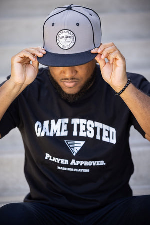 Game Day Pro Cap Black on Gray