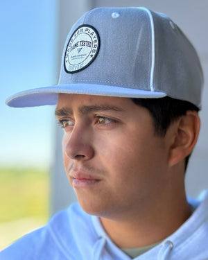 Game Day Pro Cap White on Gray