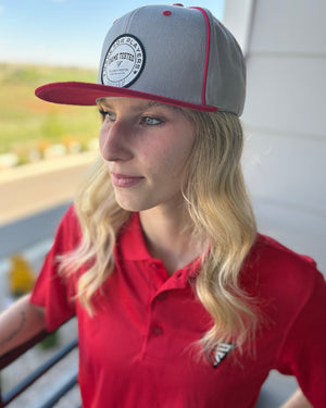 Game Day Pro Cap Red on Gray