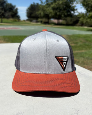 Legacy Logo Tri-Tone Trucker Gray