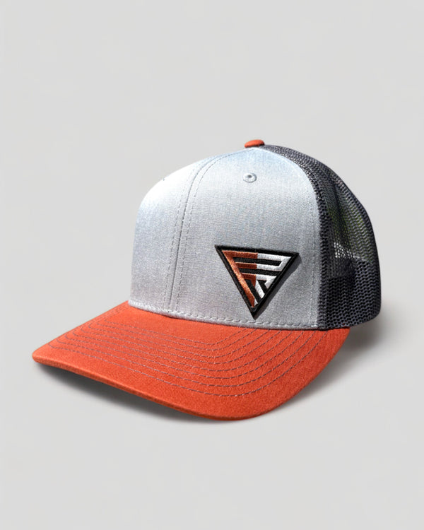 Legacy Logo Tri-Tone Trucker Gray