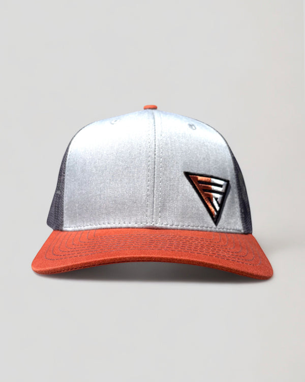 Legacy Logo Tri-Tone Trucker Gray