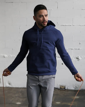 Premium Comfort Active Navy Blue Hoodie