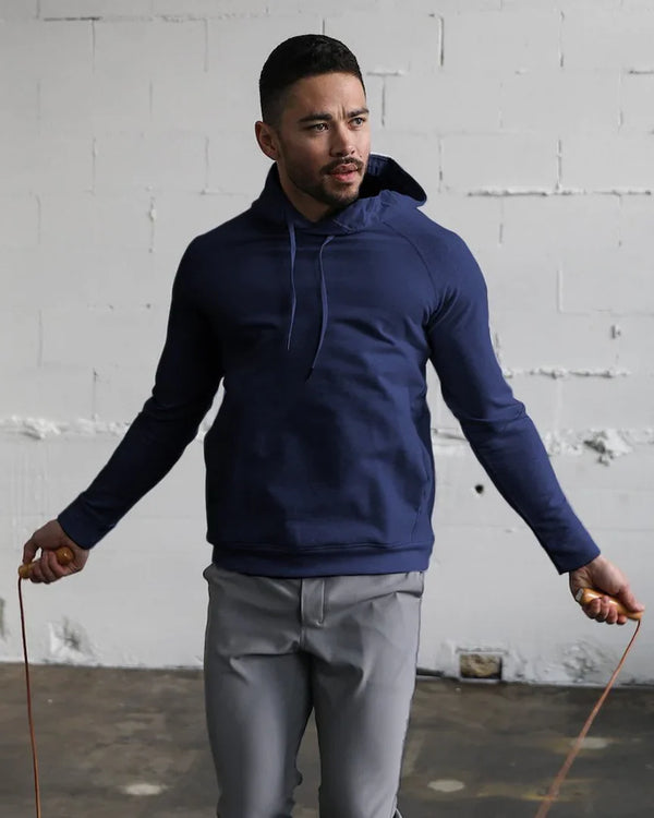 Premium Comfort Active Navy Blue Hoodie